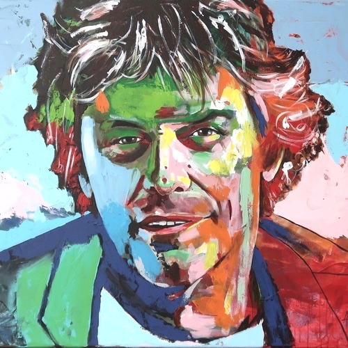 Retrato de Z Pedro, Pintura de Artur Oliveira