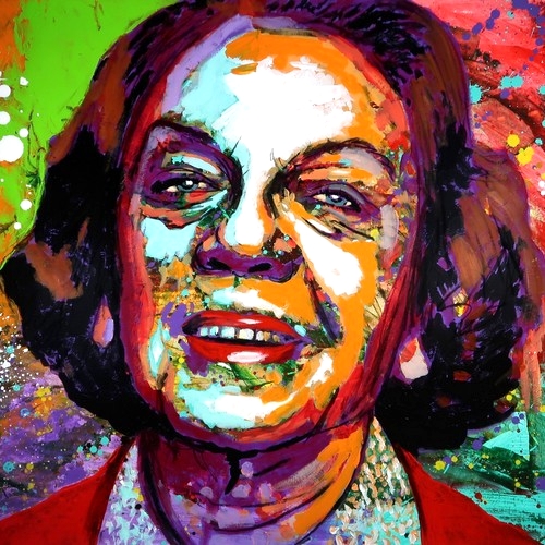 Retrato de Sophia de Mello Breyner, Pintura de Artur Oliveira
