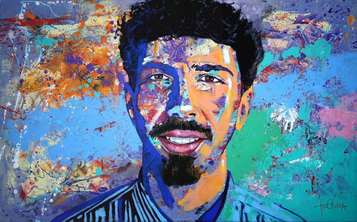 pintura de Artur Oliveira, Retrato de David Oliveira