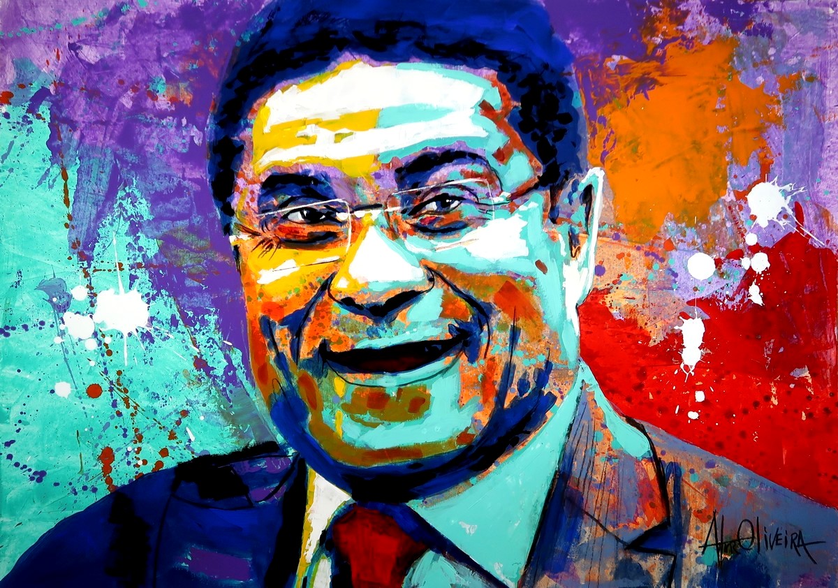 Retrato de Eusbio, Pintura de Artur Oliveira