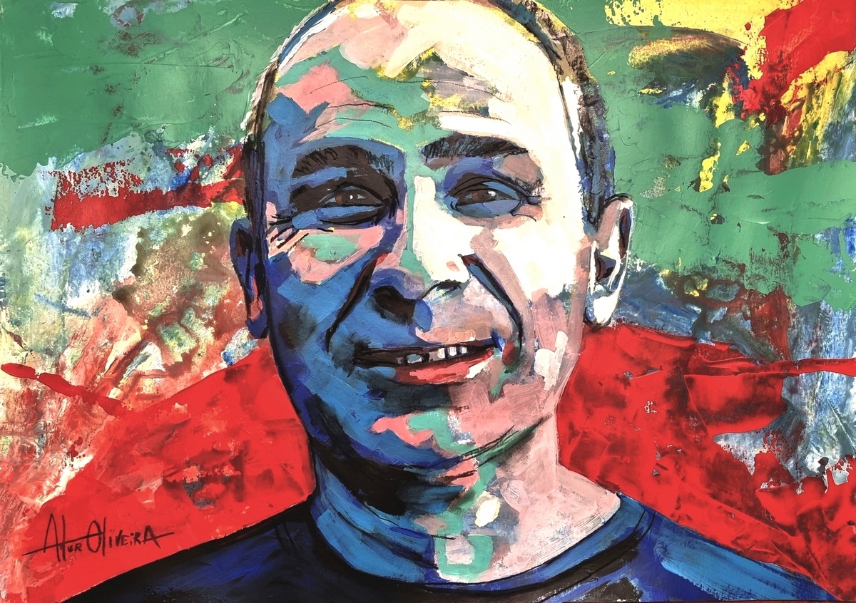 Retrato de Jorge Coelho, Pintura de Artur Oliveira