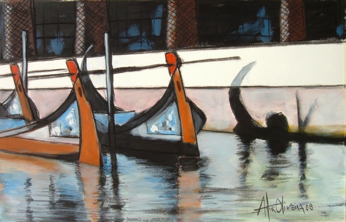 Aveiro Moliceiros no Canal Central I