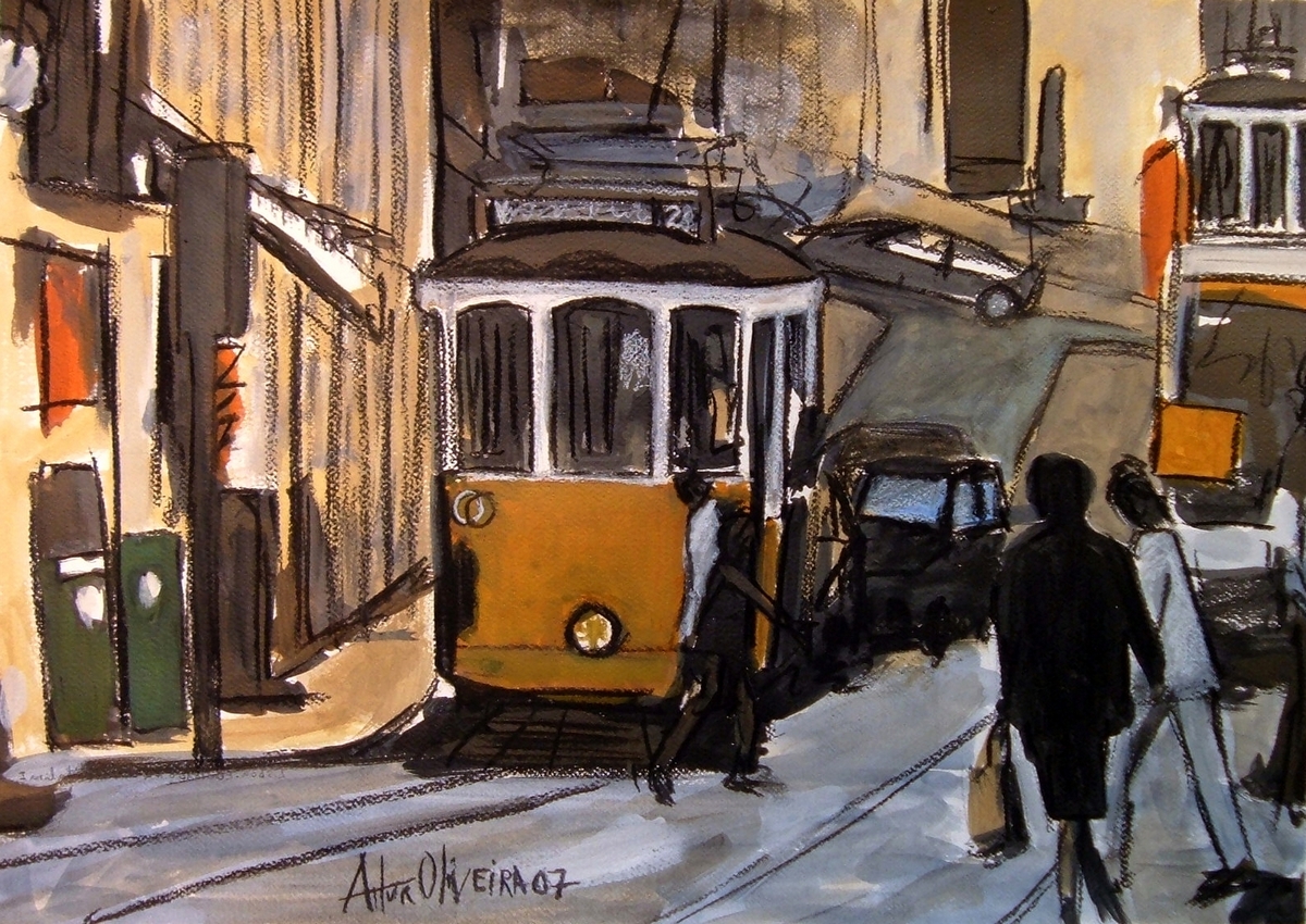 Lisboa, Pintura de Artur Oliveira