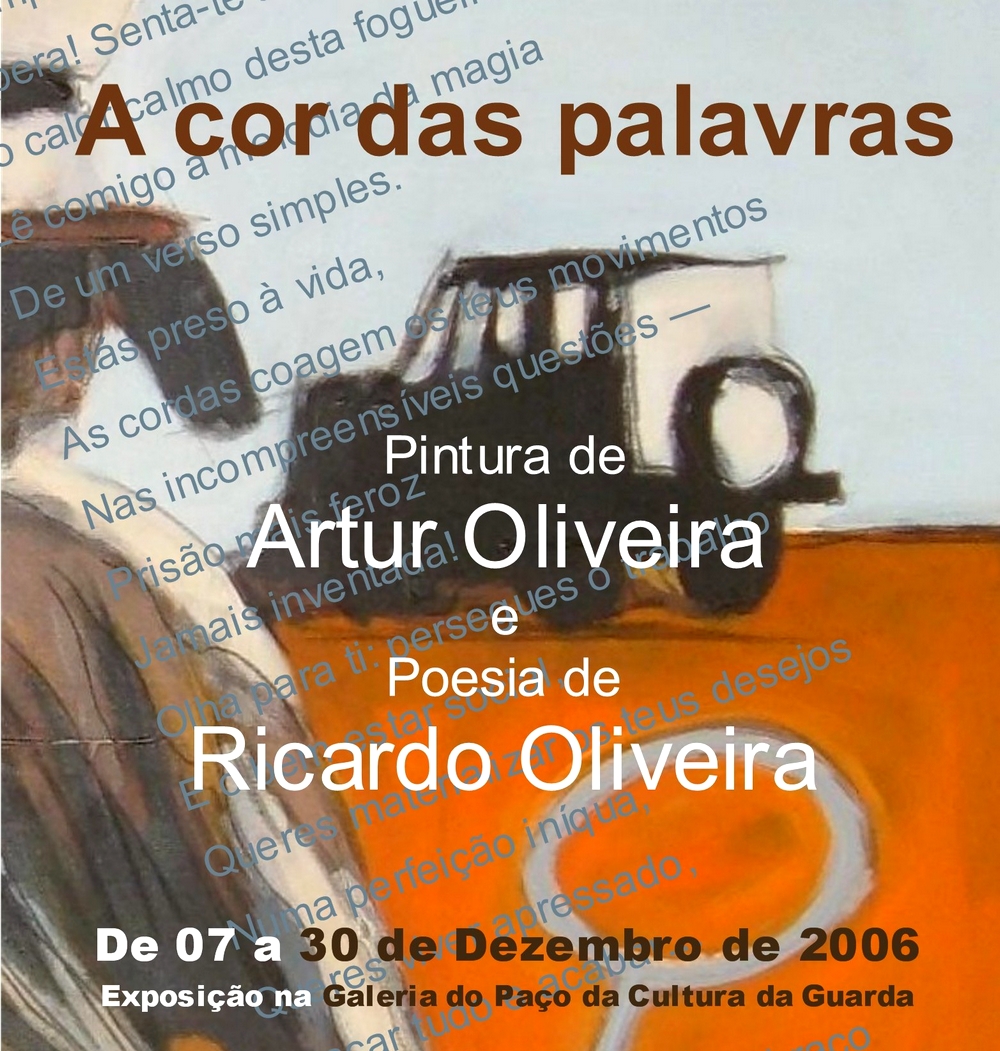 "A COR DAS PALAVRAS", EXPOSIÇÃO NA GALERIA DO PAÇO DA CULTURA NA GUARDA