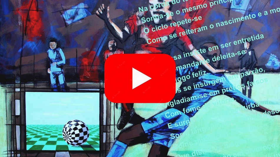 Vídeos - A cor das palavras, pintura Artur Oliveira, poesia de Ricardo Oliveira