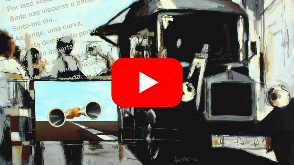 Vídeos - A cor das palavras, pintura Artur Oliveira, poesia de Ricardo Oliveira